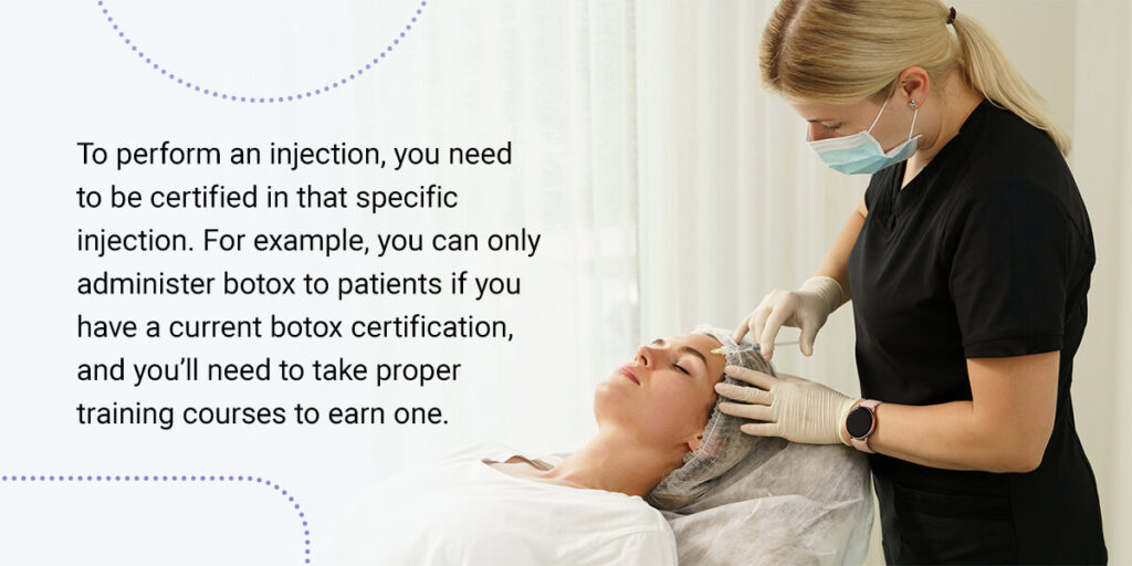 What certifications do you need to be an aesthetic nurse